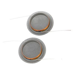 2pcs Tweeter Voice Coil Transparent Sound Film Dome Tweeter Accessory