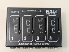 Rolls MX41B Stereo 4-channel Mixer Made in USA