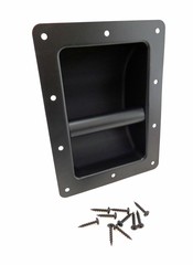 PROCRAFT TYH-32 Black Recessed Bar Handle for PA Cabinet & Cases w/ Screws