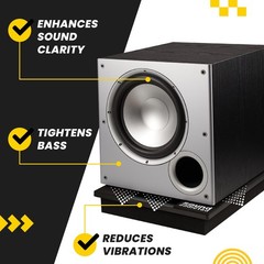 VibeBoss P10 – Acoustic Isolation Platform Suitable for 8-10 inches Subwoofer…