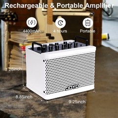 JOYO 15W Portable Bass Amp Combo 9 Models + 6 Modulation FX Rechargeable Battery