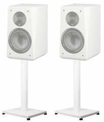 Pair 29” Steel White Speaker Stands For SVS Ultra Bookshelf Speakers