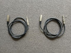 5ft XLR Male to 1/4 inch TRS Male – HOSA Audio Cable – PAIR