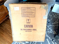 CARVIN MX622 6 Ch. Analog Mixer Console W/ Tubes/ VU Meters/EQ ORIG BOX 1 OWNER