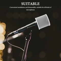 2Pcs Mic Pop Filter Screen Windshield Cover for Vocal Recording and Podcast Use