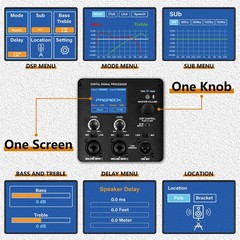 Proreck PR-915D 1500W Bluetooth PA Speaker, 15“ 3 Channel DSP PARTY SPEAKER-1