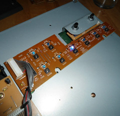 Custom Akai MPC 2000XL Upper Right Pad Bank PCB Board w/Blue LEDs Fully Serviced