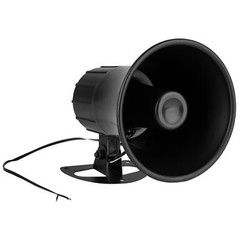 5″ Indoor / Outdoor Horn Speaker Black