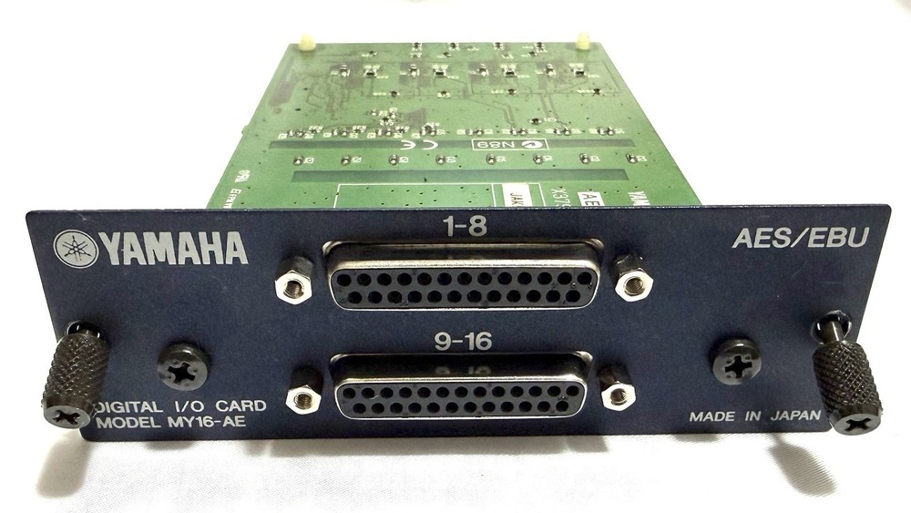 Yamaha【MY16-AE】16-Channel AES/EBU Digital I/O Card/24bit/Tested