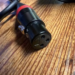 FDUCE Wired XLR Microphone with Adapter and Short XLR Cable TESTED WORKING! Good