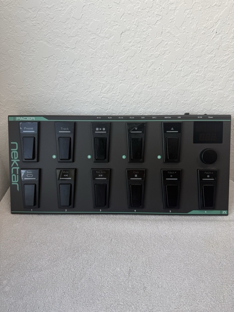 Nektar Pacer MIDI controller foot pedal board – No Power Cord