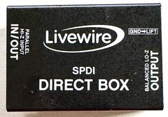 Live Wire Solutions SPDI DIRECT BOX Passive Switchable Hi-Z Input to LO-Z Output