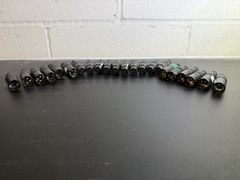 Neutrik NC3MX-B(12) + NC3X-B(12) 3 Pole M/F XLR Cable Connectors