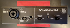 M-AUDIO M-Track Solo USB Audio Interface for 48kHz / 1 XLR in, Black