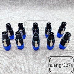 10 pcs NL4FC Speakon Connector Female 4 pole Cable Mount Replacement for Neutrik
