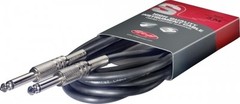 Stagg 10′ 3 m/10 ft. Deluxe instrument cable – phone plug/phone plug, SGC3