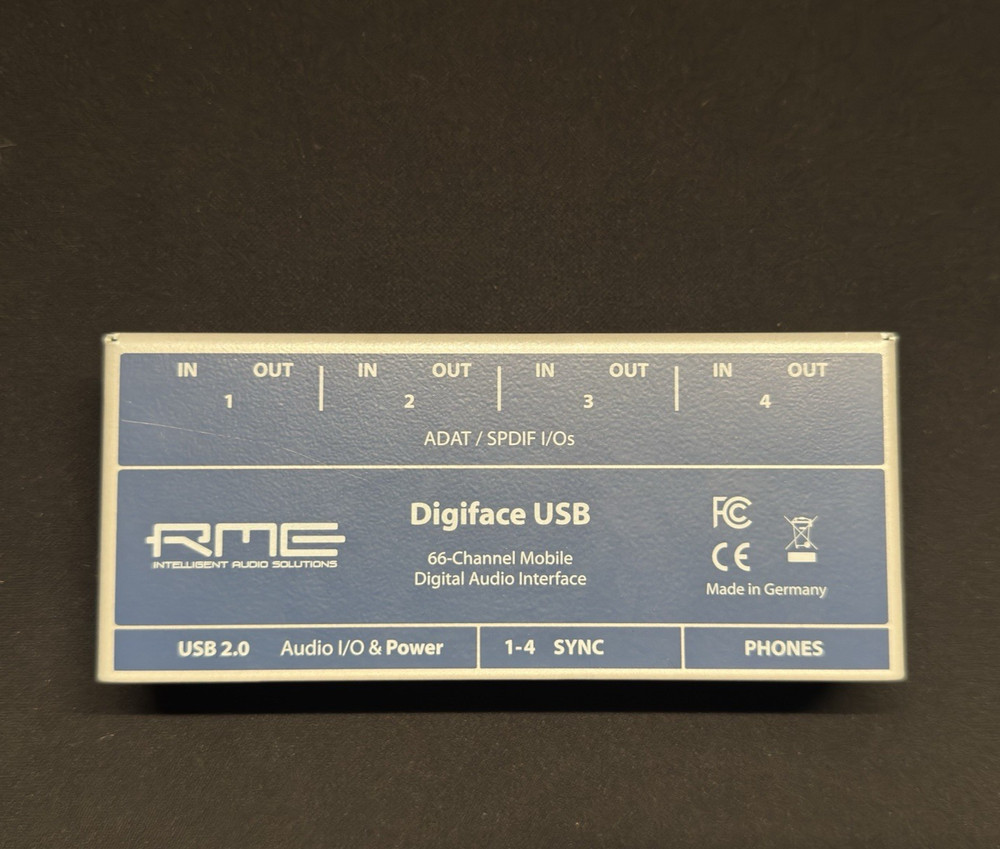 RME Digiface USB – Bus-Powered USB 2.0 Audio Interface – 4x ADAT, S/PDIF I/O