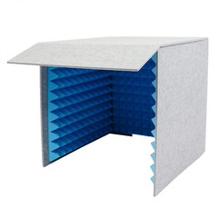 Desktop Soundproof Cover Portable Vocal Recording Booth Sound Absorbing Shield