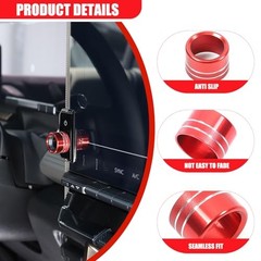 Centre Console Sound Volume Knob Trim Cover Compatible with 2024 2025 2026