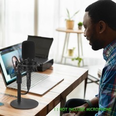 Frgyee Upgraded AT2020 Desktop Mic Stand, Adjustable Stand