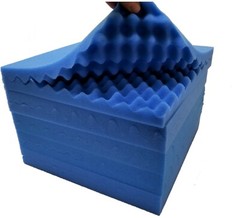 8 Egg Crate Blue Premium Acoustic Foam Tile Padding Sound Proof 12″x12″x1.5″