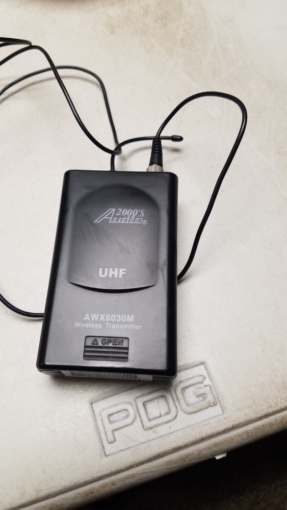 Audio 2000’s Wireless Transmitter AWX6030M with Microphone (C)