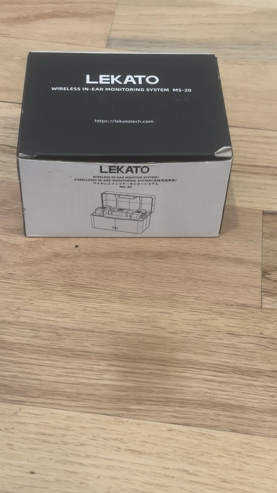 LEKATO MS-20 Wireless In-Ear Monitor System 2.4GHz With Charging Station