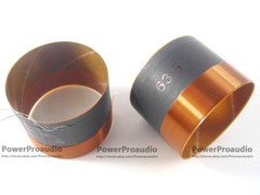 2PCS Hiqh Quality 63.5mm bass voice coil Speaker horn woofer Repair parts