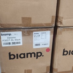 Biamp Desono P30DT-BL Black 30W Passive Wired Ceiling Speaker 16 Ohm 6.5in