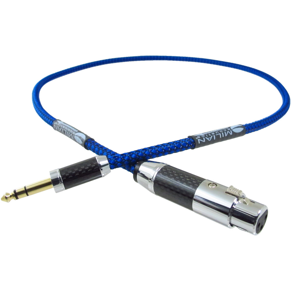 XLR 3 Pin Female to 6.3 mm (1/4″) TRS Cable – 1 Microphone Channel
