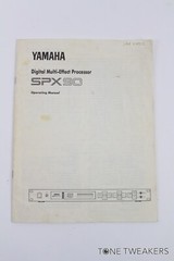 Yamaha SPX90 Digital Multi-Effect Processor Operating Manual VINTAGE GEAR DEALER