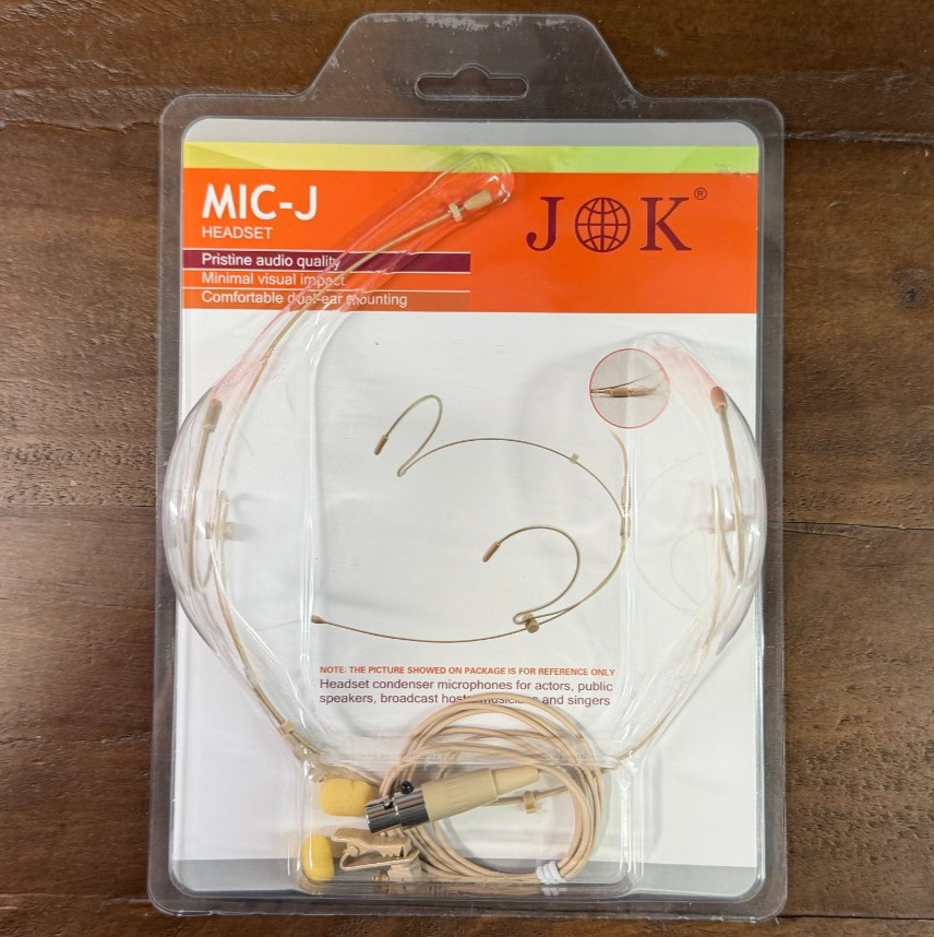 Professional Headset/Headworn Microphone JK MIC-J 071S D3 Mini XLR (AKG, Samson)