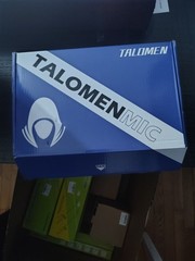 Talomen MIC Wireless Handheld/Stand-Held Microphone Set Black Professional