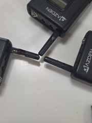 AZDEN 310UPR UHF Receiver 35BT UHF Transmitter Diversity Wireless System ECM-NV1