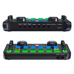 Sound Mixer Microphone Voice Changer For Broadcast Live Streaming Effect PC KTV