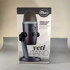Blue Yeti Nano Gray Premium USB Microphone For Streaming & Recording Podcasting