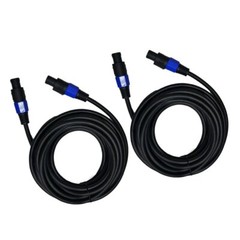 Ignite 2x Speakon to Speakon 25 Ft 12 Gauge AWG Wire DJ/ Pro Audio Speaker Cable