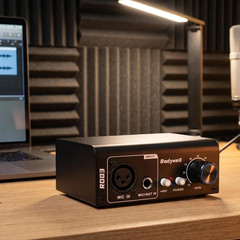 2026 RO03 Mic Preamp, 120dB EIN, Low Noise, XLR/TRS Out, 48V Phantom Power