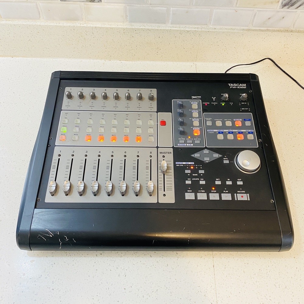 Tascam FW-1082 Audio/MIDI Interface and Control Surface Tested Works