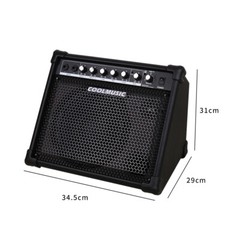 Coolmusic AMP 30-Watt Electronic Drum Amplifier Keyboard Amplifier
