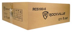 Rockville RCS180-6 180 Watt 6 Zone 70v Commercial/Restaurant Amplifier/Bluetooth