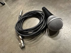 Shure PG48 Dynamic Wired Vocal Microphone TESTED w XLR cable #LB9