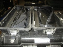 Rackmount 04U x24 ECS Legacy Composite Shock Mount Rack Black Case Shockmount B