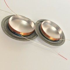 2 AFT Titanium Tweeter Diaphragm For KEF Hi-End R100, R300, R700, R900 1″ VCL 4Ω