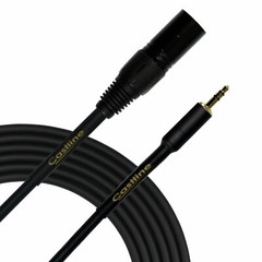 Castline Gold XLR male to 3.5mm TRS Mono/Stereo Summing Cable Mogami Neglex 2549