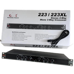 DBX 223XL Stereo 2-Way/Mono 3-Way Crossover Rack Mountable US NEW