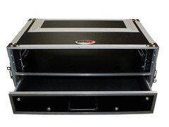 Prox ATA Rack Road Case 2 Space & 2 Space Drawer