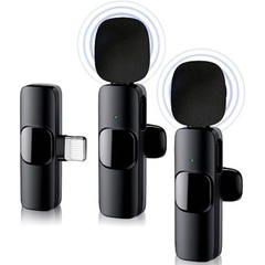 MOMAN CP1 2.4GHz Wireless iPhone Microphone with 2 Transmitter & 1 Receiver