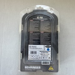 Behringer C-1U USB Studio Condenser Microphone W/ Manual IBM PC Computer Sing