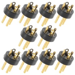10 Pcs Accessories Audio Conversion Microphone Cable Adapter